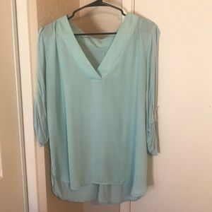 Women’s NY&C mint 3/4 sleeve blouse. Size XL